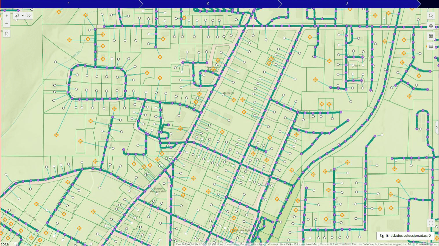 Utility network infrastructure visualization showing advanced 3D asset management and planning capabilities